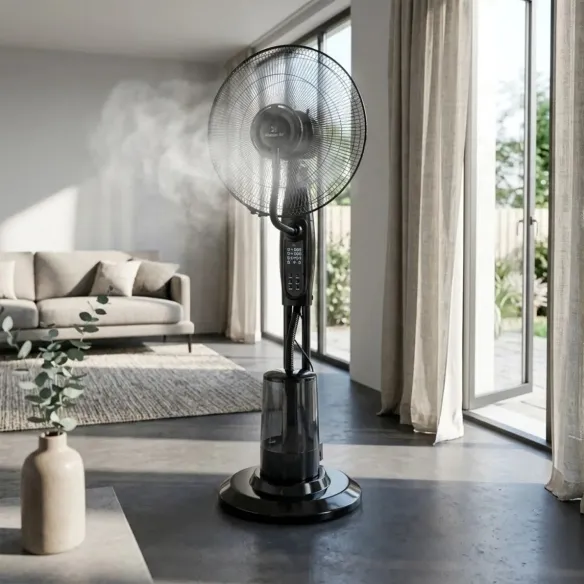 FAN MIST Cooling Fan with Water Mist | Cooling + Humidifying