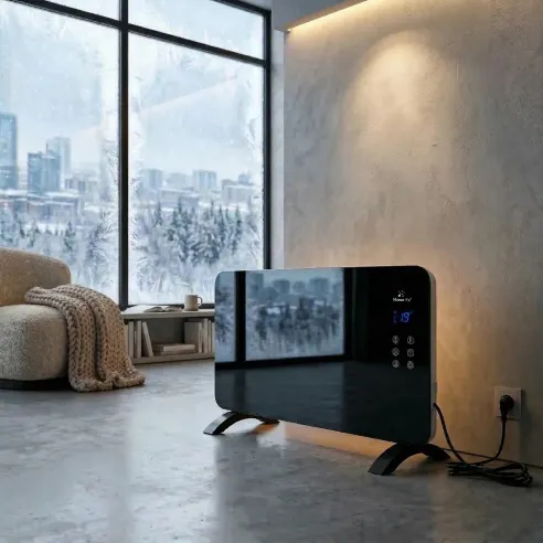 PORTO 1500 W Convector Heater | Electric, Black