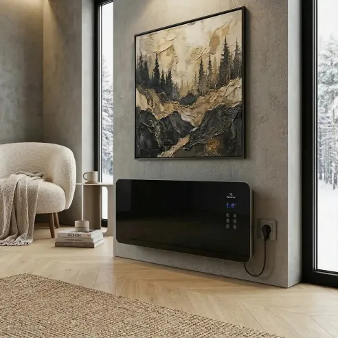 PORTO 2000 W Convector Heater | Electric, Black