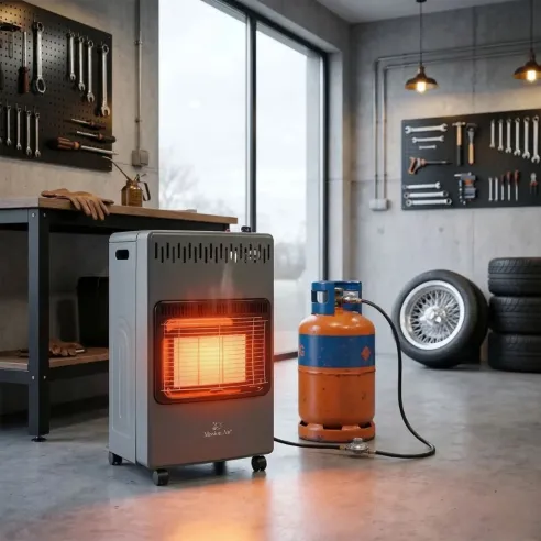 FOLDA 4.2 kW Folding Gas Heater | Portable LPG Heater, Hose + Regulator Included