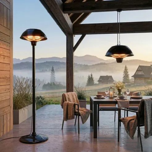 VERONA 1500 W Patio Infrared Heater | Freestanding, IP34