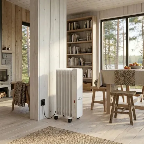 OSLO 1500 W Oil-Filled Radiator | WiFi, Electric, White