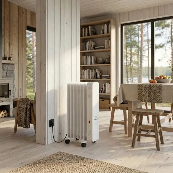 Grzejnik olejowy OSLO 1500 W | WiFi, Elektryczny, Biały