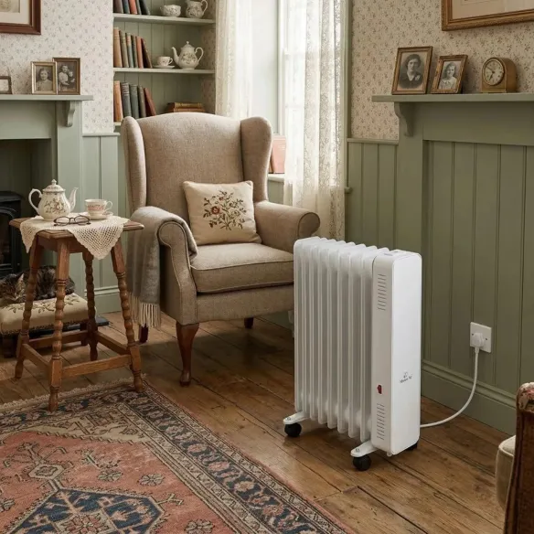 OSLO 2000 W Oil-Filled Radiator | WiFi, Electric, White