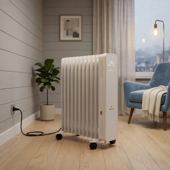 OSLO 2500 W Oil-Filled Radiator | WiFi, Electric, White