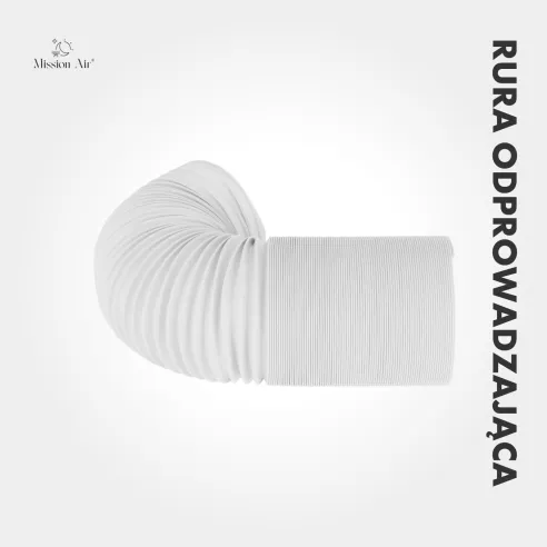 Rura do klimatyzatora 15 cm widok boczny