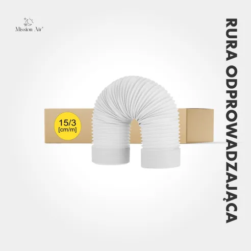 Rura do klimatyzatora 15 cm przykład