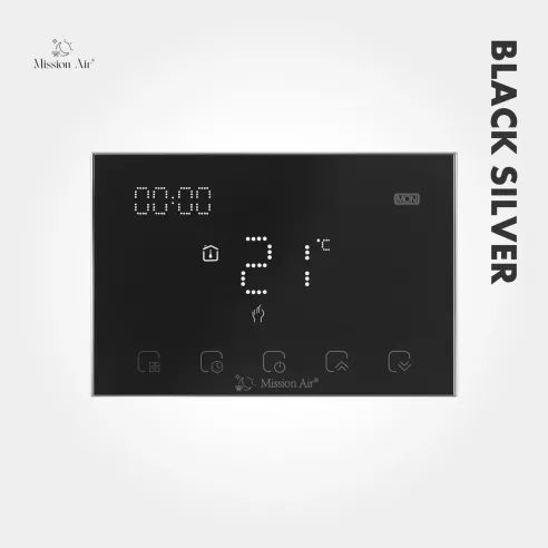 Zestaw: Folia Black Silver 160 W/m² 100 cm + Regulator Gemini Black