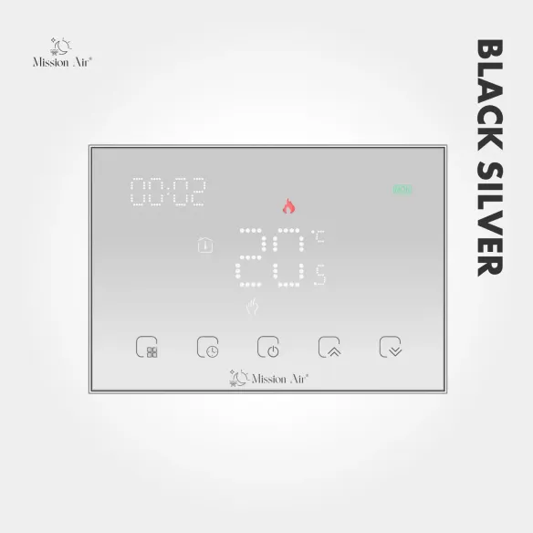 Zestaw: Folia Black Silver 160 W/m² 100 cm + Regulator Gemini Black