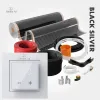 copy of copy of copy of copy of copy of Black Silver 160 W/m² Infrared Heating Film Set | 100 cm Width