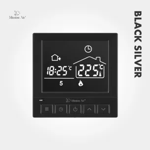 Zestaw: Folia Black Silver 160 W/m² 100 cm + Regulator Gemini Black 2