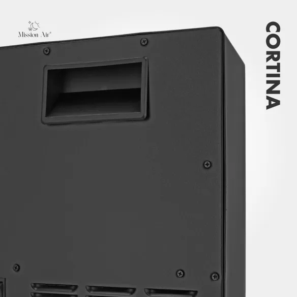 CORTINA 2000 W Electric Fireplace | LED Flames, Thermostat, Timer, Remote Control