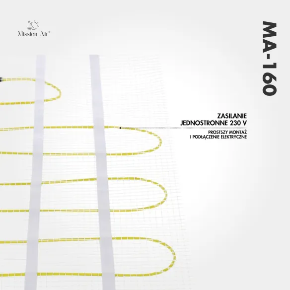 copy of MA-160 W/m² Heating Mat Set | For Tiles, Electric Underfloor Heating