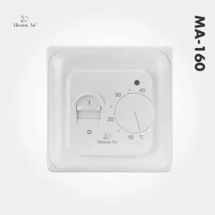 Mata grzewcza MA 160W/m² + Regulator Aries White 2