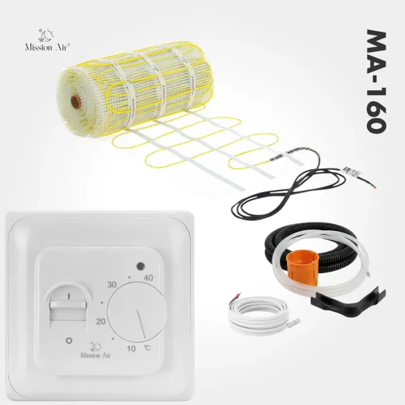copy of MA-160 W/m² Heating Mat Set | For Tiles, Electric Underfloor Heating