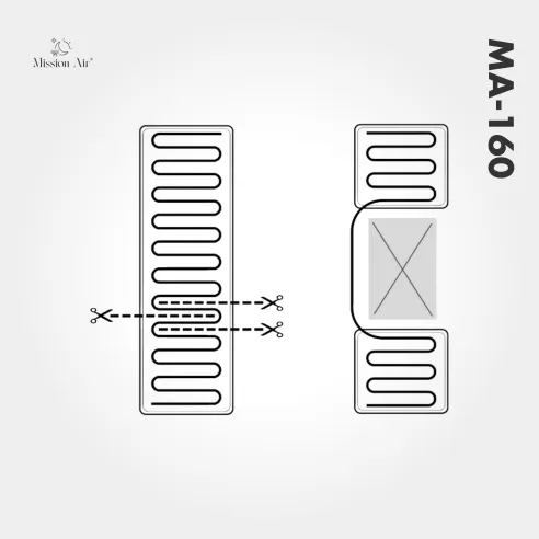 copy of copy of copy of copy of MA-160 W/m² Heating Mat Set | For Tiles, Electric Underfloor Heating