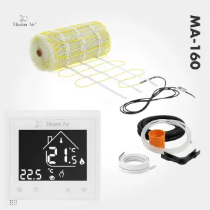 copy of copy of copy of copy of copy of MA-160 W/m² Heating Mat Set | For Tiles, Electric Underfloor Heating