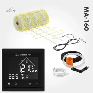 Mata grzewcza MA 160W/m² + Regulator Libra Black