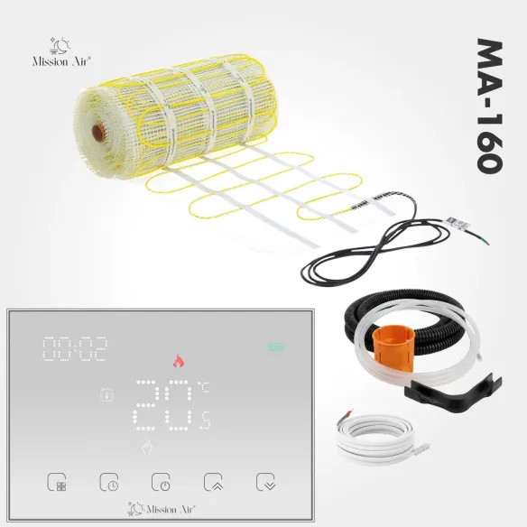 Mata grzewcza MA 160W/m² + Regulator Gemini White