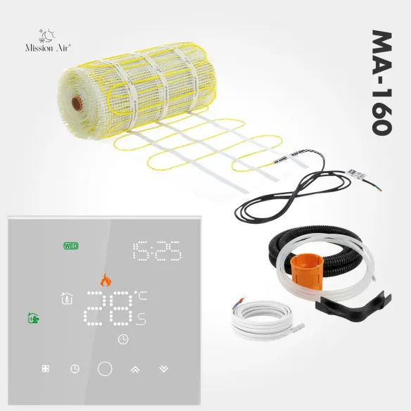 Mata grzewcza MA 160W/m² + Regulator Leo White