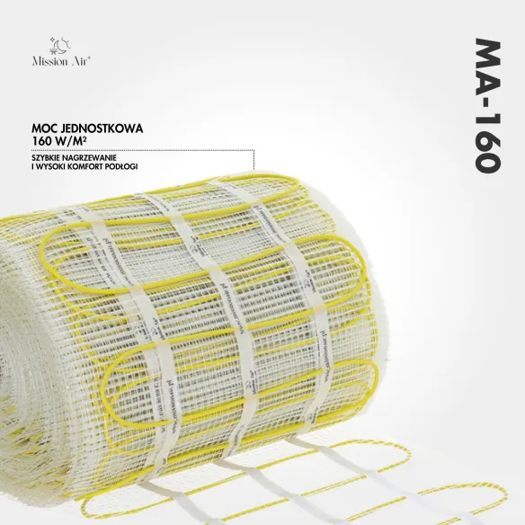 copy of copy of copy of copy of copy of copy of copy of copy of copy of copy of MA-160 W/m² Heating Mat Set | For Tiles, Electr