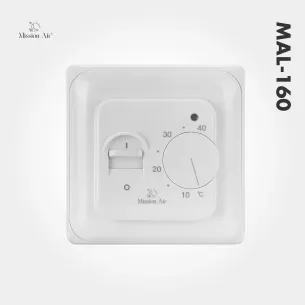 Mata grzewcza MAL 160W/m² + Regulator Aries White 2