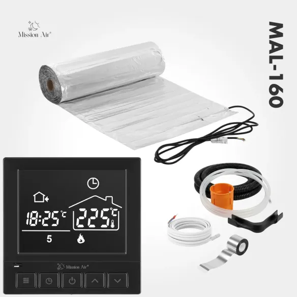 Mata grzewcza MAL 160W/m² + Regulator Taurus Black