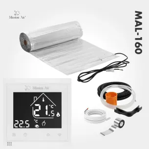 Mata grzewcza MAL 160W/m² + Regulator Libra White