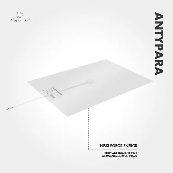 ANTYPARA Heated Anti-Fog Mirror Mat | Rectangular