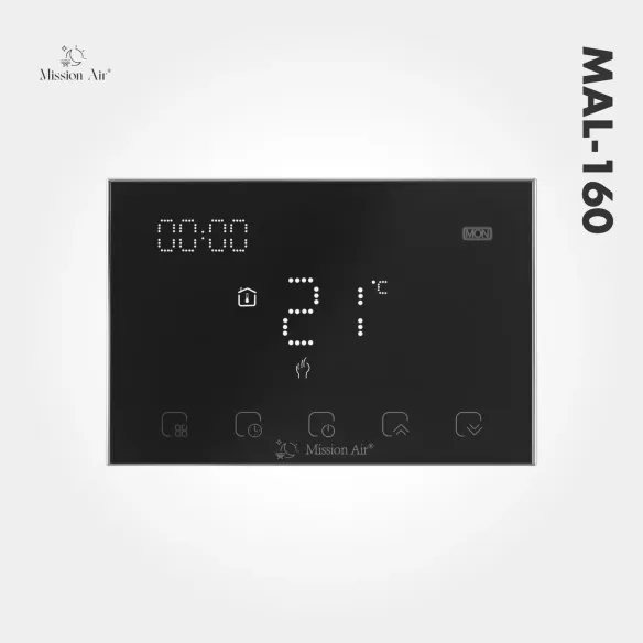 Mata grzewcza MAL 160W/m² + Regulator Gemini Black