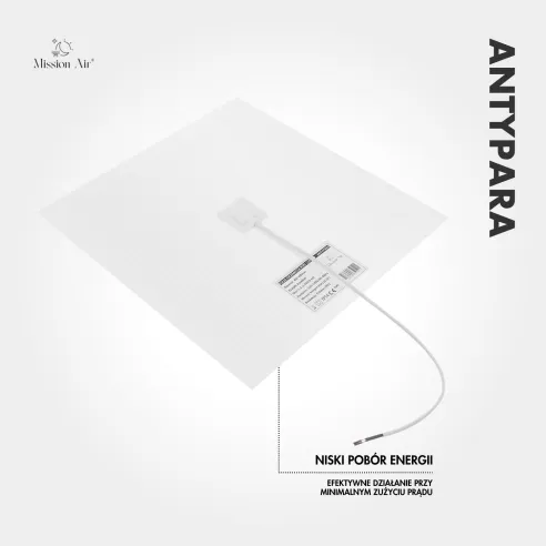 ANTYPARA Heated Anti-Fog Mirror Mat | Square