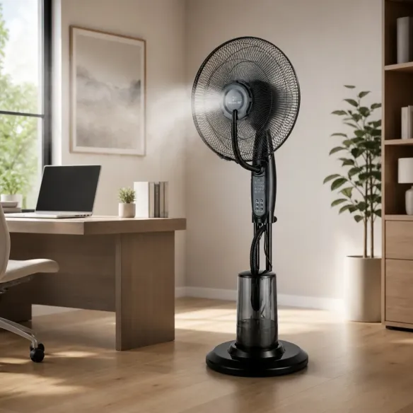 FAN MIST Cooling Fan with Water Mist | Cooling + Humidifying