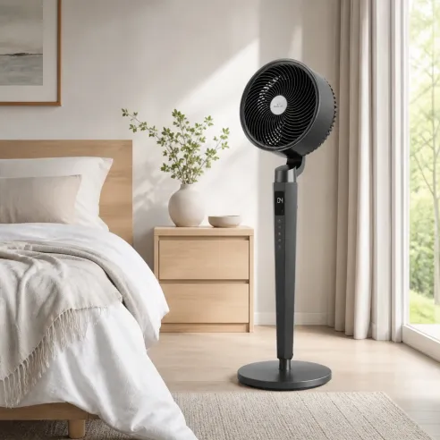 Wentylator podłogowy FAN TUBE PRO 3D | 24 prędkości, 3D Swing, Szary