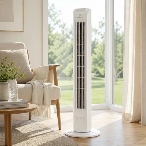 Wentylator kolumnowy TOWER FAN 45 W | Biały