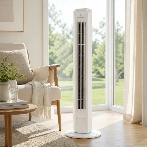 Wentylator kolumnowy TOWER FAN 45 W | Biały