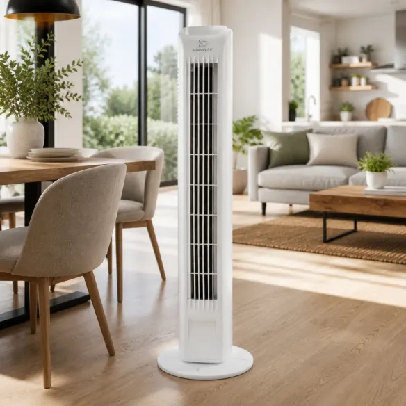 Wentylator kolumnowy TOWER FAN 45 W | Biały