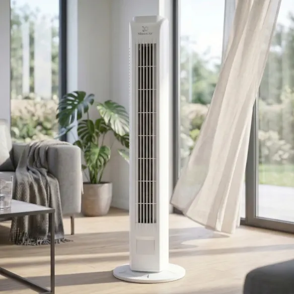 Wentylator kolumnowy TOWER FAN 45 W | Biały