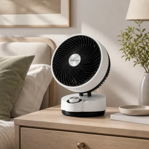 FAN GLOBE 50 W Desk Fan | 75° Oscillation, White