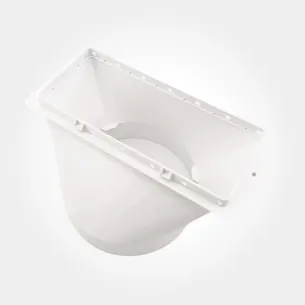 Adapter z prostokątnym zakończeniem | Do rury klimatyzatora 15 cm 2