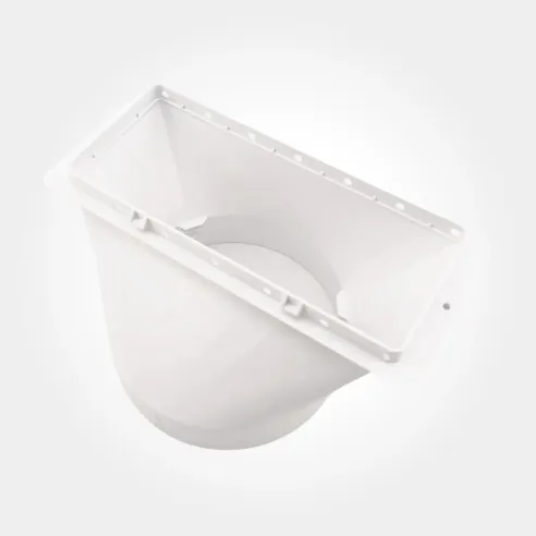 Rectangular-End Adapter | For 15 cm Air Conditioner Hose