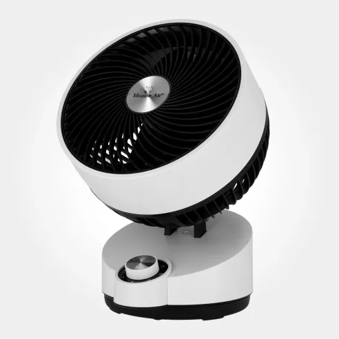Wentylator biurkowy FAN GLOBE 50 W | Oscylacja 75°, Biały