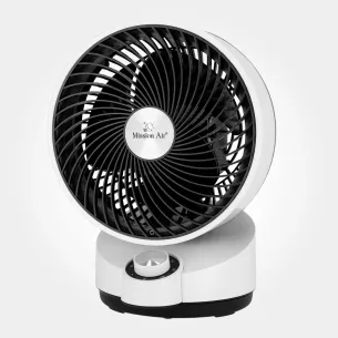 FAN GLOBE 50 W Desk Fan | 75° Oscillation, White 2