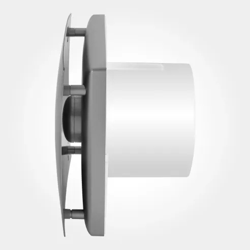 Wentylator łazienkowy WINDY 120 mm | z klapką zwrotną, Antracyt