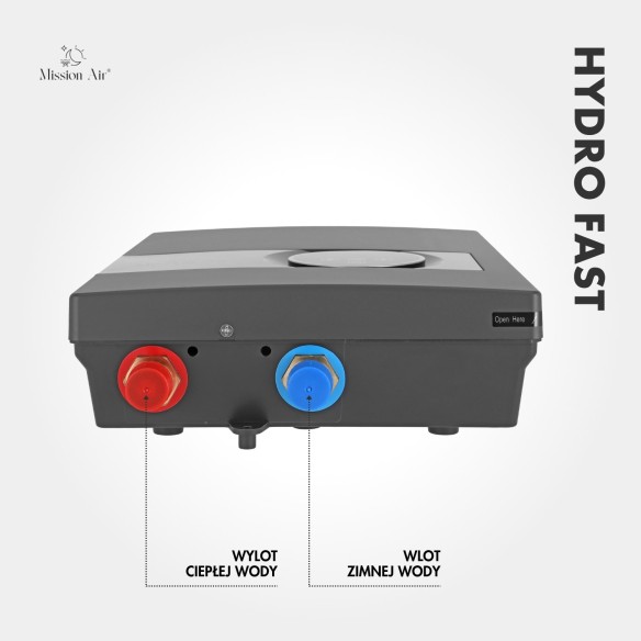 Podgrzewacz wody HYDRO FAST 7 kW 230 V | Przepływowy, kompaktowy