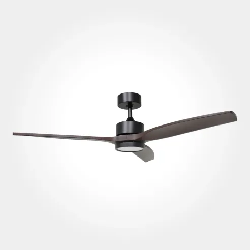 SAVONA DARK Ceiling Fan | LED light, remote, summer/winter mode