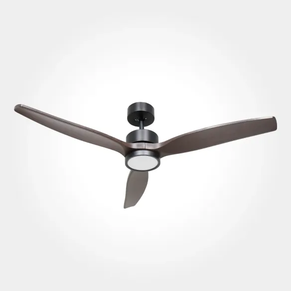 SAVONA DARK Ceiling Fan | LED light, remote, summer/winter mode