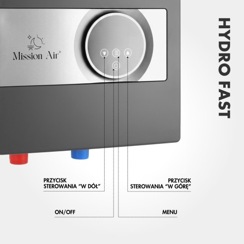 HYDRO FAST 7 kW 230 V Instant Water Heater | Flow-Through, Compact