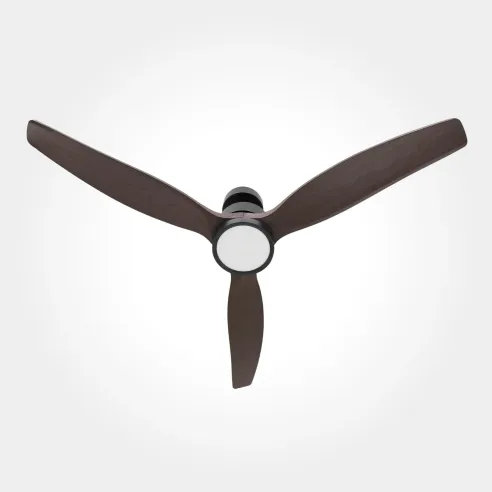 Wentylator sufitowy SAVONA DARK | lampa LED, pilot, tryb letni/zimowy
