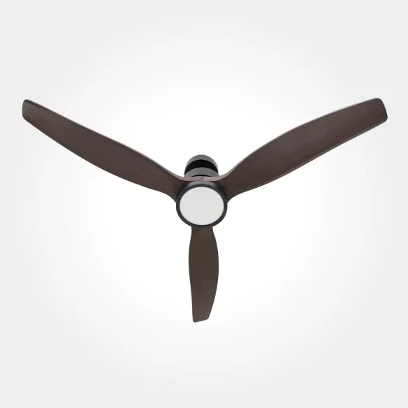 Wentylator sufitowy SAVONA DARK | lampa LED, pilot, tryb letni/zimowy