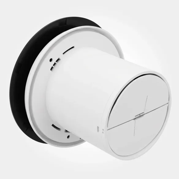 Wentylator łazienkowy VENO 100 mm | czujnik wilgotności, czarny